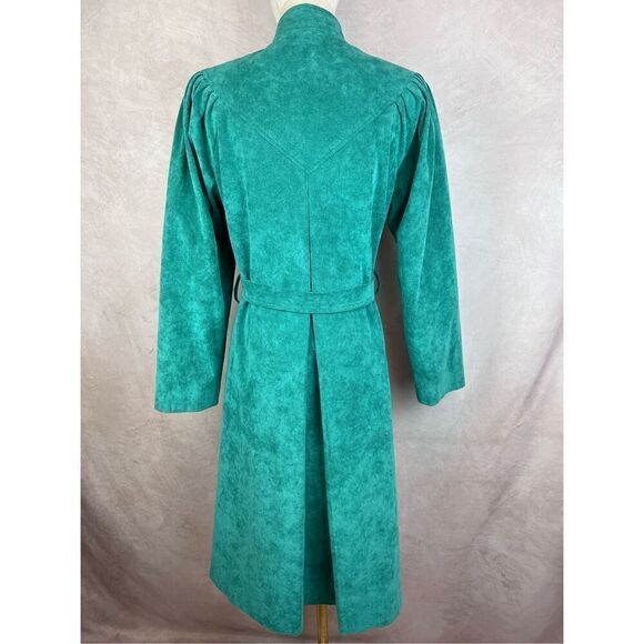 Vintage Designer Ultra Suede Overcoat 1970s 1980s - Picture 5 of 10